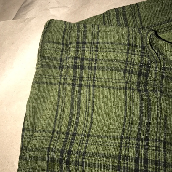 NWT VINCE Linen Blend Plaid Shorts Size 32 OKA - Picture 6 of 7